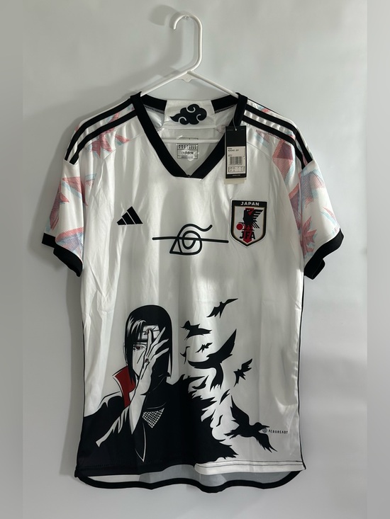 adidas Other - Adidas Japan Itachi Naruto Inspired Soccer Jersey Anime Akatsuki JFA NWT Medium